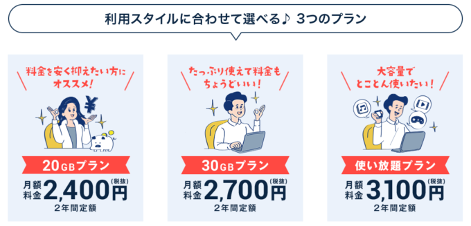 NEXT mobile・料金